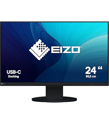 EIZO FlexScan EV2451-BK 60,4 cm (23,8 Zoll) Ultra-Slim Monitor